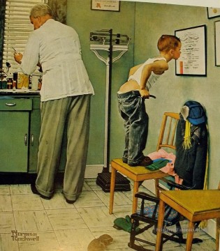 Doctor Norman Rockwell Oil Paintings